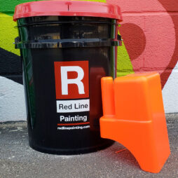 Red Lid Bucket - Metal Safe De-Icer